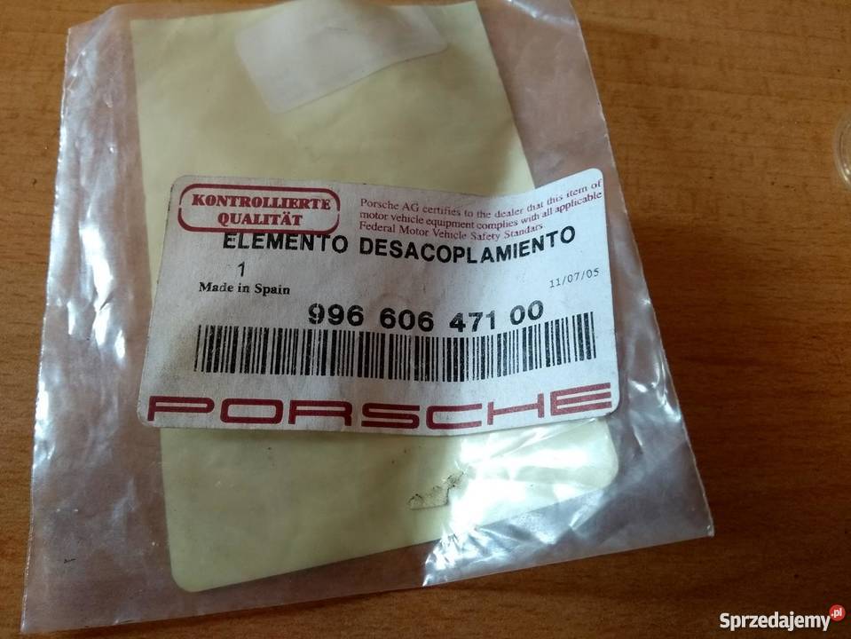 Porsche 9996 986 Boxster uszczelka zderzaka tył podkarpackie Pilzno