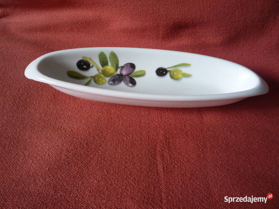 Nowa Misa Podłużna Naczynie na Oliwki Porcelana Szczecin