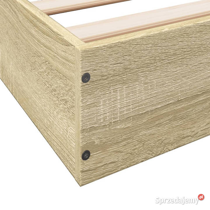 Łóżko bez materaca dąb sonoma 75x190 WM842079
