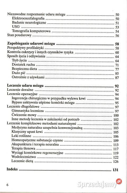 UDAR MÓZGU Gerhard Leibold seria Natura zdrowia śląskie Chorzów