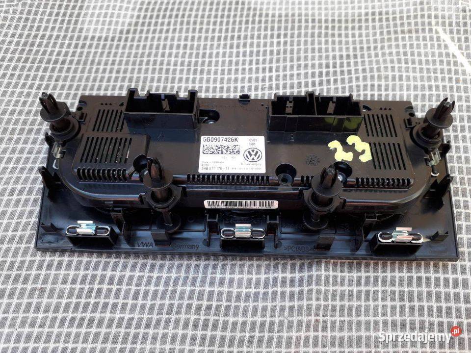Panel klimatyzacji VW Golf VII 5g0907426K