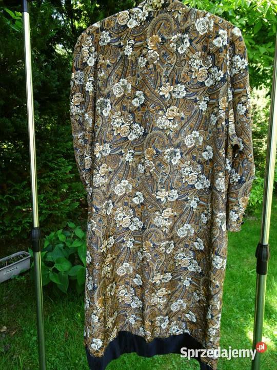 Płaszcz Płaszczyk wzorzysty letni Bufki 46 Kurtki i płaszcze Nowy Sącz