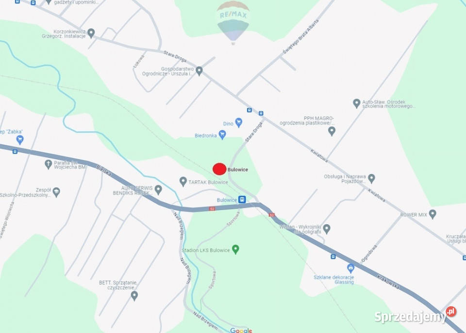 Działka pozwolenie na 2 hale i biurowiec 60m Bulowice