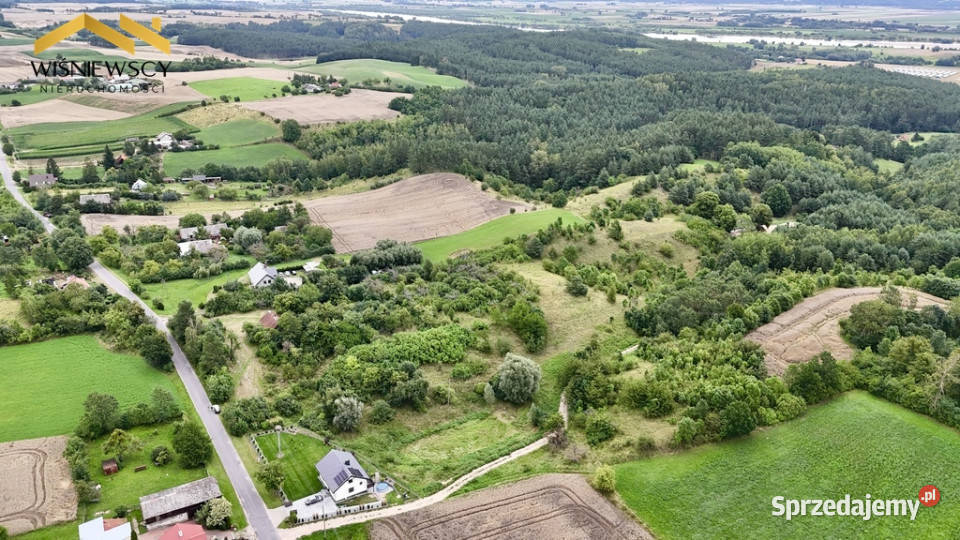 Zaciszne siedlisko z duszą 185 ha Domy pomorskie Jaźwiska sprzedam