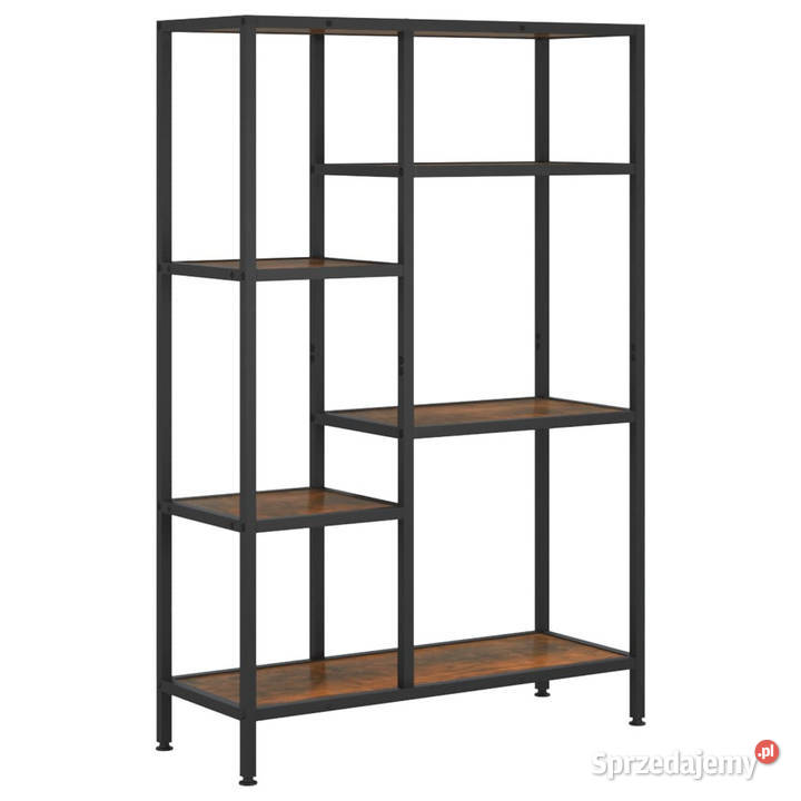 Regał na książki 80x30x120 stal i materiał Warszawa sprzedam