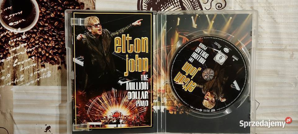 ELTON JOHN THE MILLION DOLLAR PIANO DVD Koncert kujawsko-pomorskie Wąbrzeźno