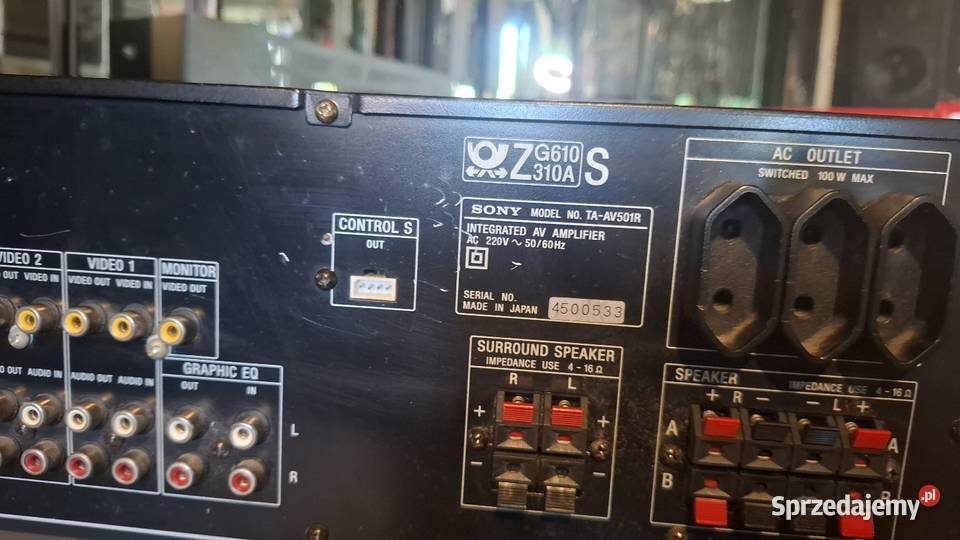 Sony TAAV501R amplituner wzmacniacz AV z pilotem Namysłów