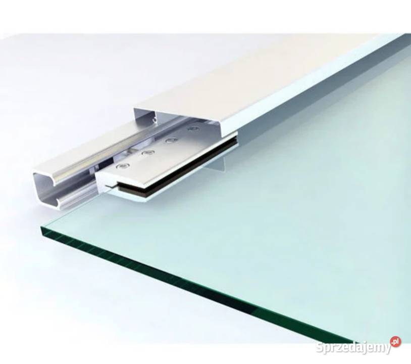 Drzwi przesuwne szklane pokojowe z uchwytem Brzesko