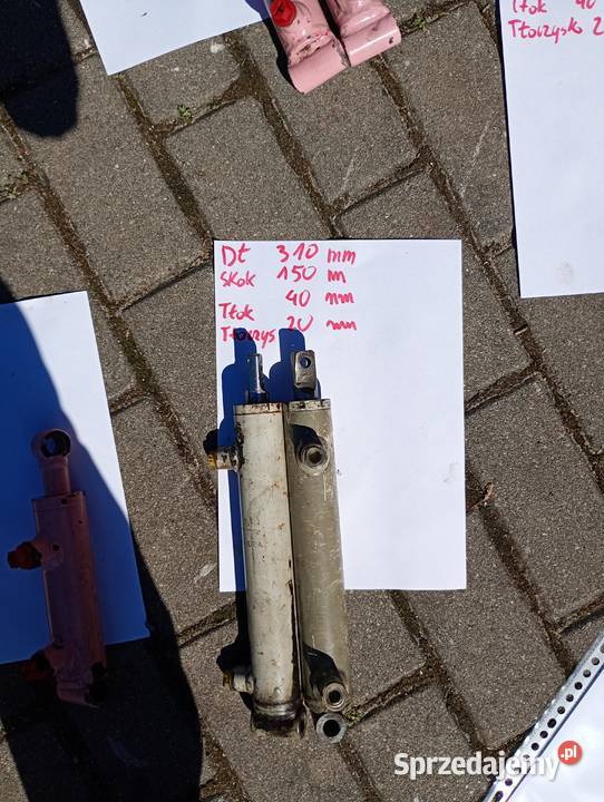 Siłowniki hydrauliczne dwustronnego działania dł Turkowice