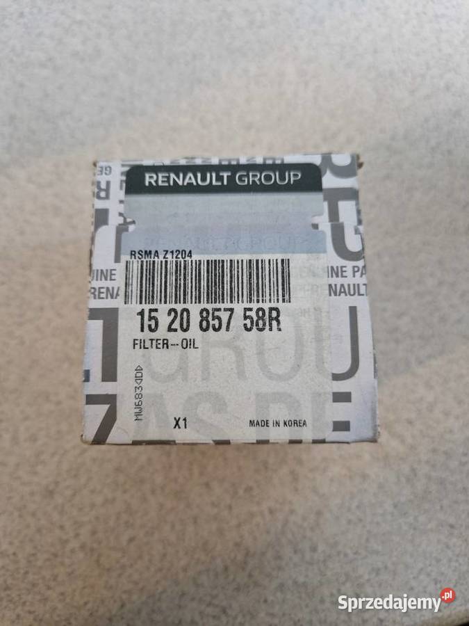 Renault OE filtr oleju 152085758R Świnoujście