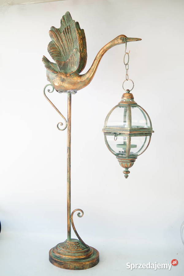 Latarnia Lampa na świece retro PTAK latarnia Gizałki