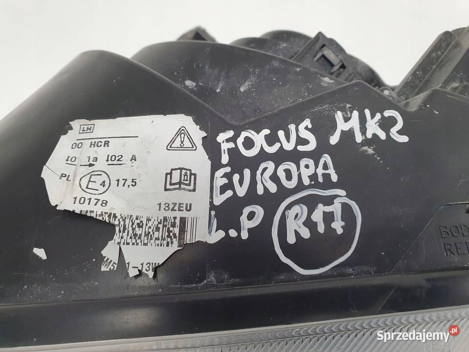 LAMPA LEWA Ford Focus mk2 0206 PRZEDNIA lewy lubelskie Rudka