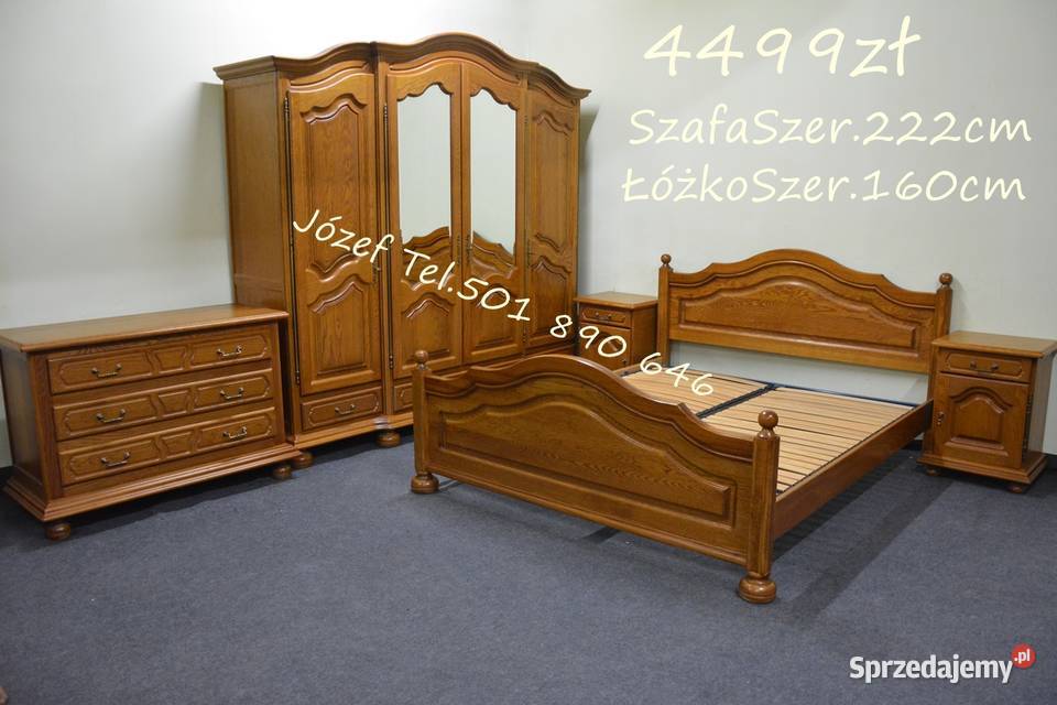 Piękna Sypialnia Debowa meble do sypialni sprzedam