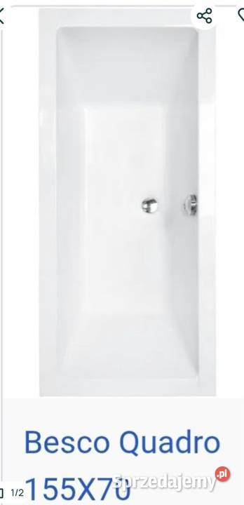 Wanna Besco Quadro 155x70 Wrocław