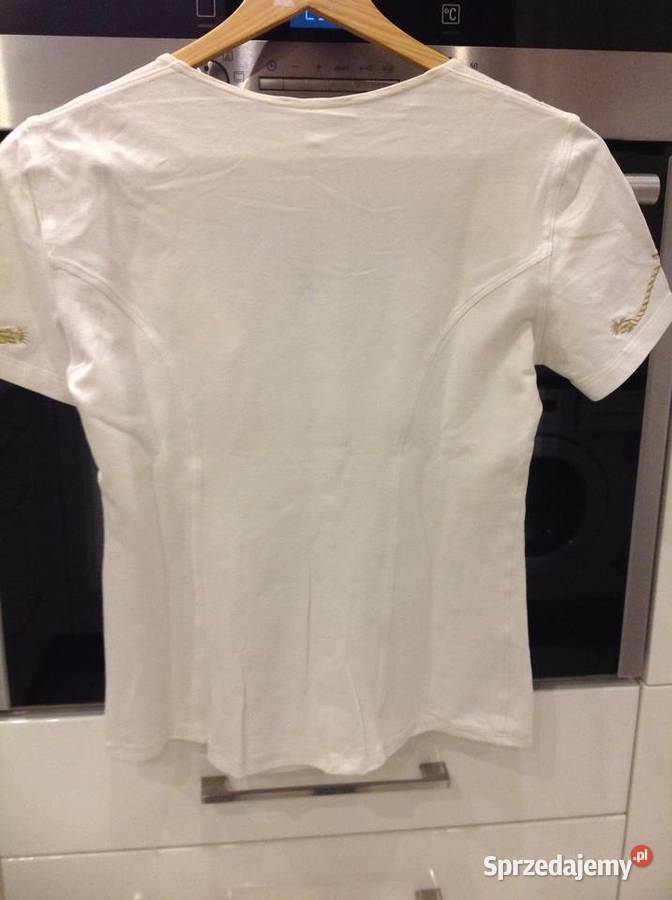 Biała Bluzka Damska roccobarocco XSS Haft Nowa Sól