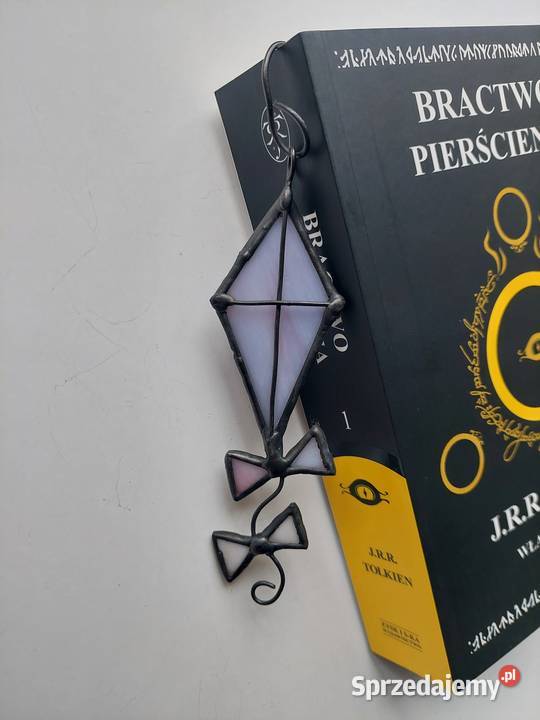 zakładka do książki latawiec lilaróż witraż śląskie Piekary Śląskie