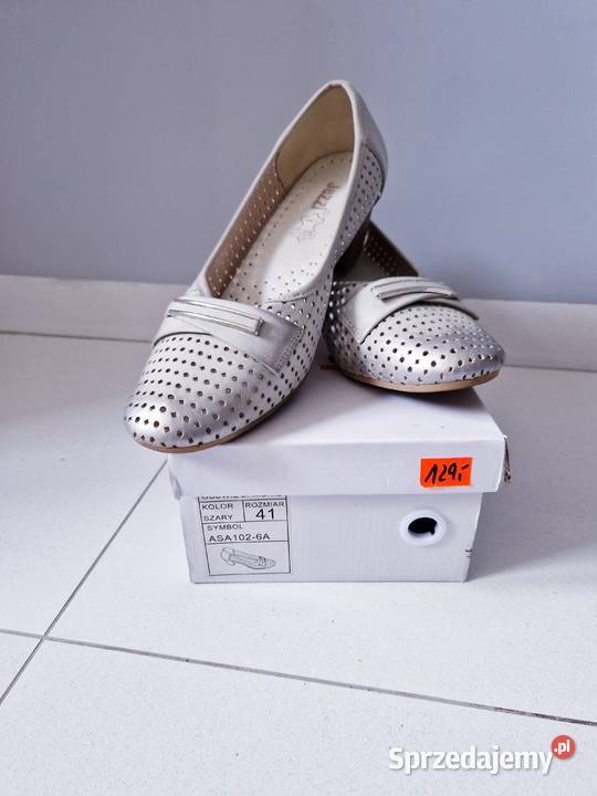 Damskie ażurkowe czółenka mokasyny 26cm Dąbrowa Górnicza sprzedam