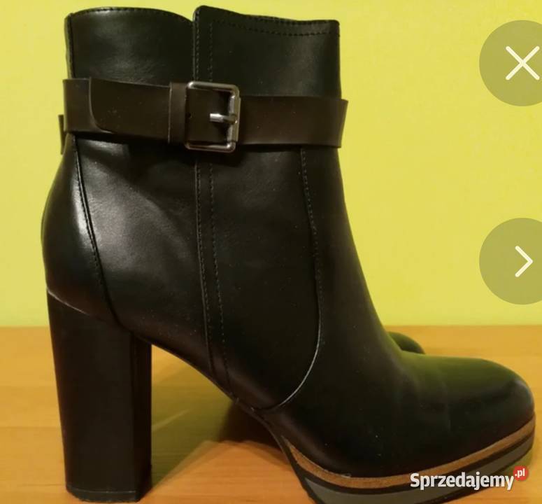 Buty na obcasie botki 40 Lubin