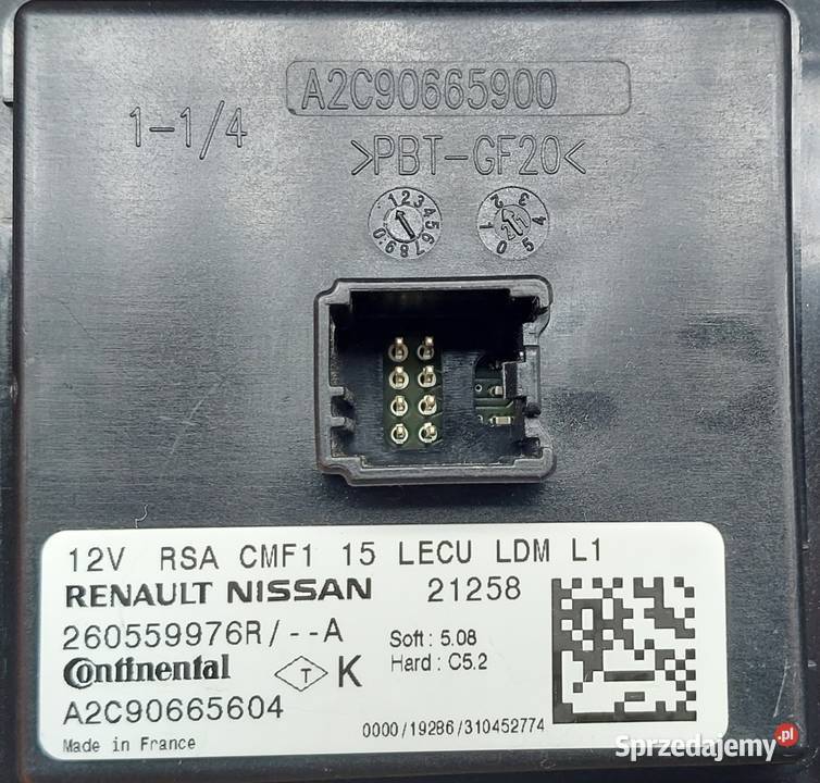 PRZETWORNICA LED RENAULT MEGANE IV KADJAR CAPTUR osobowe Przetwornice dolnośląskie Mielęcin