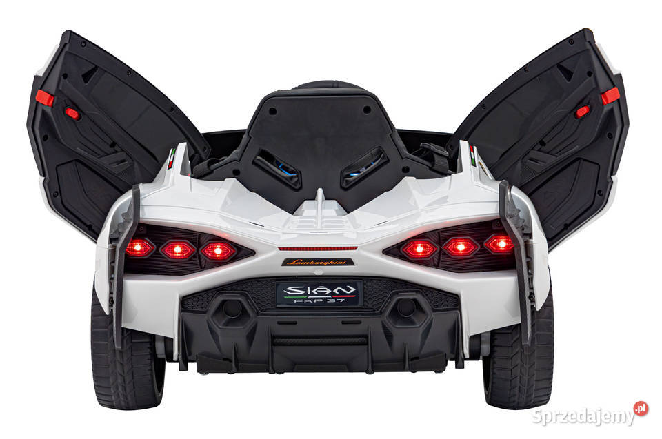 Lamborghini SIAN Białe Auto na Akumulator 12V 4 Łopuszno