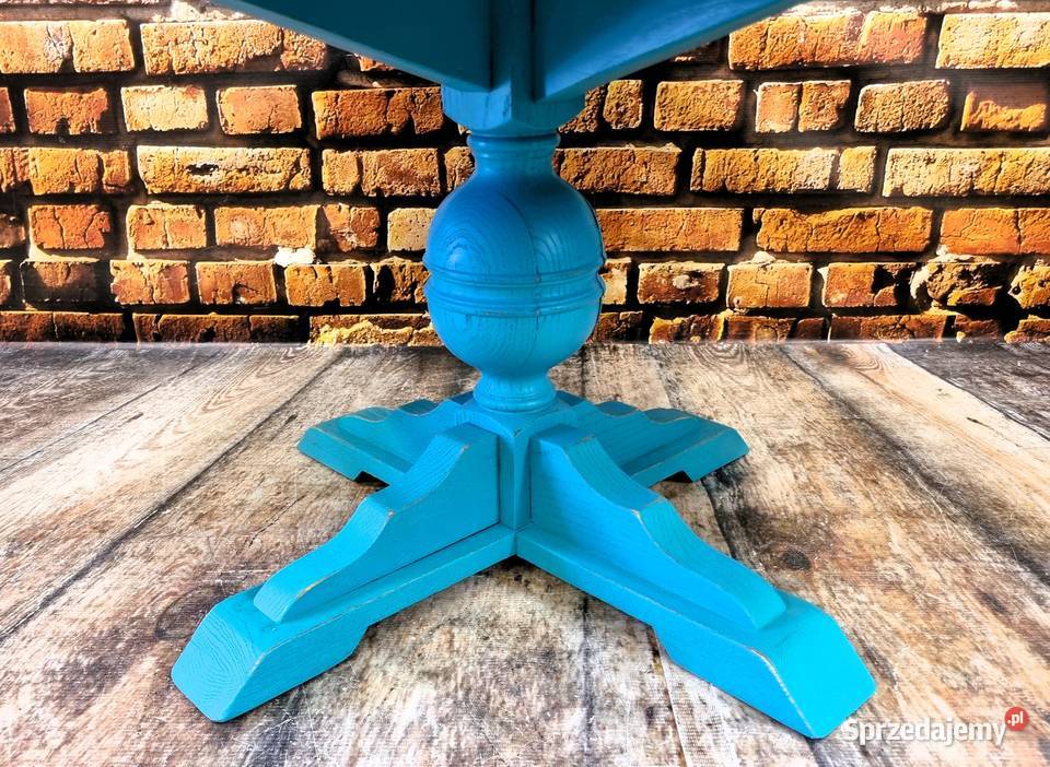 Stolik kawowy okrągły stolik dębowy stolik Kołobrzeg