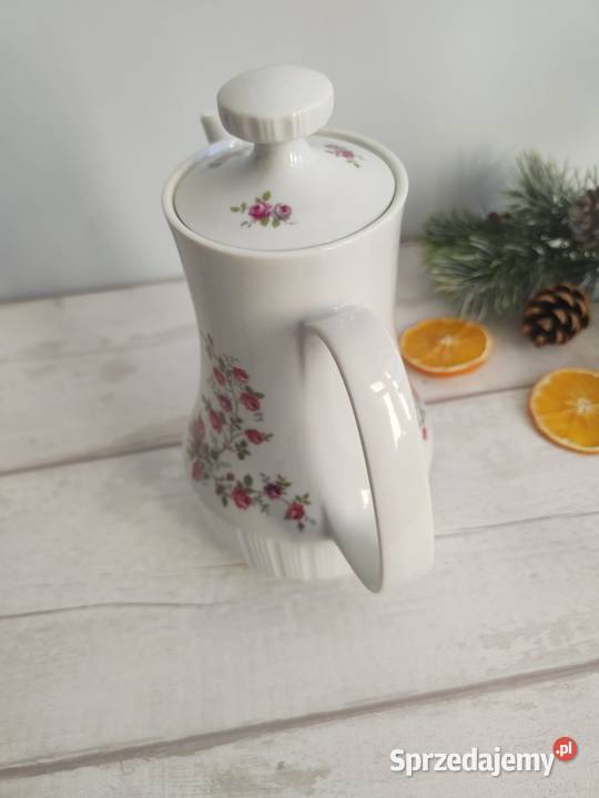Czajnik dzbanek imbryk porcelanowy na kawę Wyposażenie wnętrz Głuchołazy sprzedam