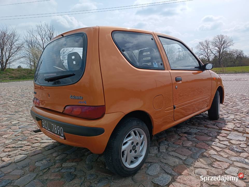 Fiat Seicento Young 1999 na alusach nowy Mocny nieuszkodzony Świecie