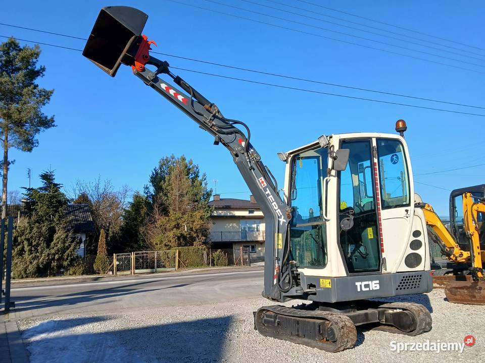 Terex TC16 Mini koparka TEREX TC16 z 2014r ładna Złoczew