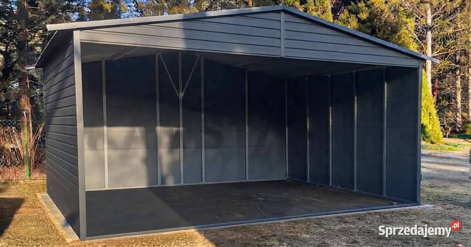 Garaż blaszany wiata blaszana carport 6x5 Mega lubuskie Zielona Góra