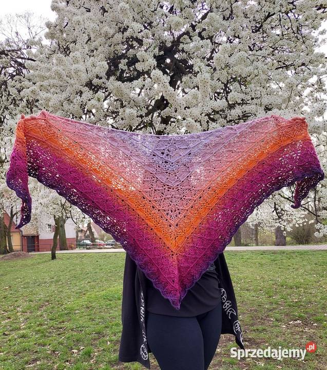 Chusta na szydełku duża Bydgoszcz