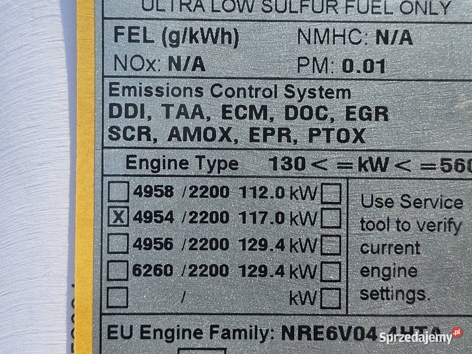 NOWY silnik PERKINS C44 117kW BiTurbo Engine Ostrów Wielkopolski