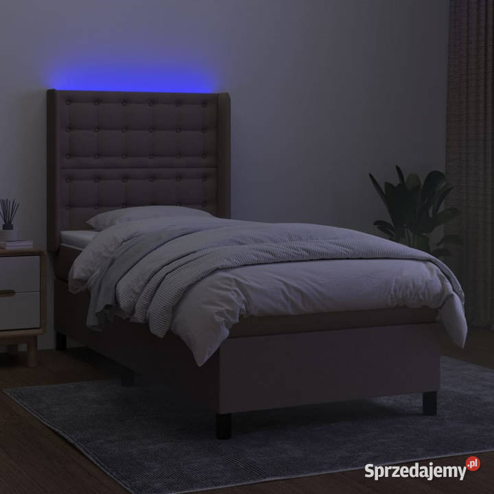 Łózko Kontynentalne z Materacem Do Sypialni Warszawa sprzedam