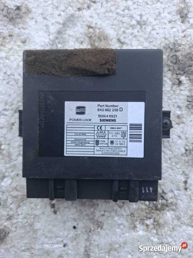 Komputer Moduł Sterownik Komfortu Seat Ibiza Pozostałe Wisznice