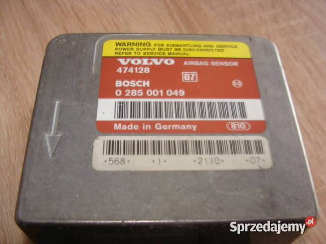 Volvo 480 sensor AirBag poduszki powietrzne świętokrzyskie Oblekoń