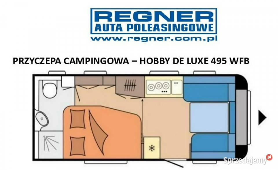 przyczepy kempingowe Hobby DE LUXE 495 WFB FV23 Kempingowe Sokołów
