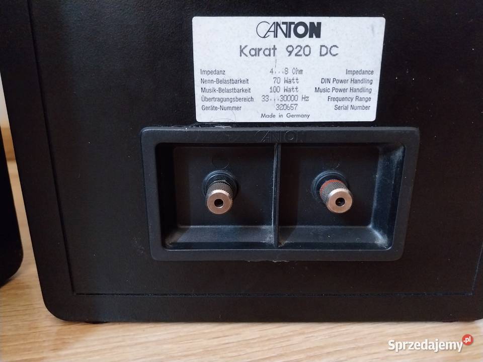 Kolumny Canton 920 DC świętokrzyskie Pińczów sprzedam
