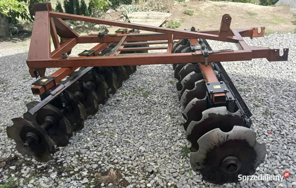 Brona talerzowa 2x11 szerokość 24m talerzówka nieuszkodzony Wólka Orłowska