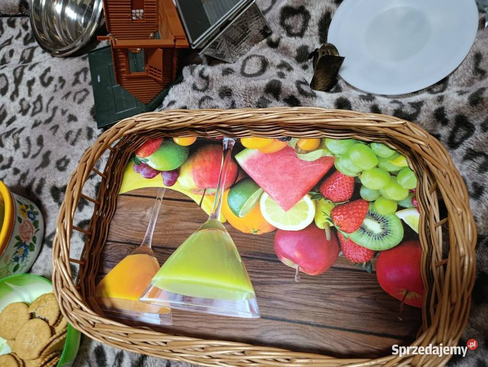 taca wiklinowa z uchwytami na płycie sprzedam