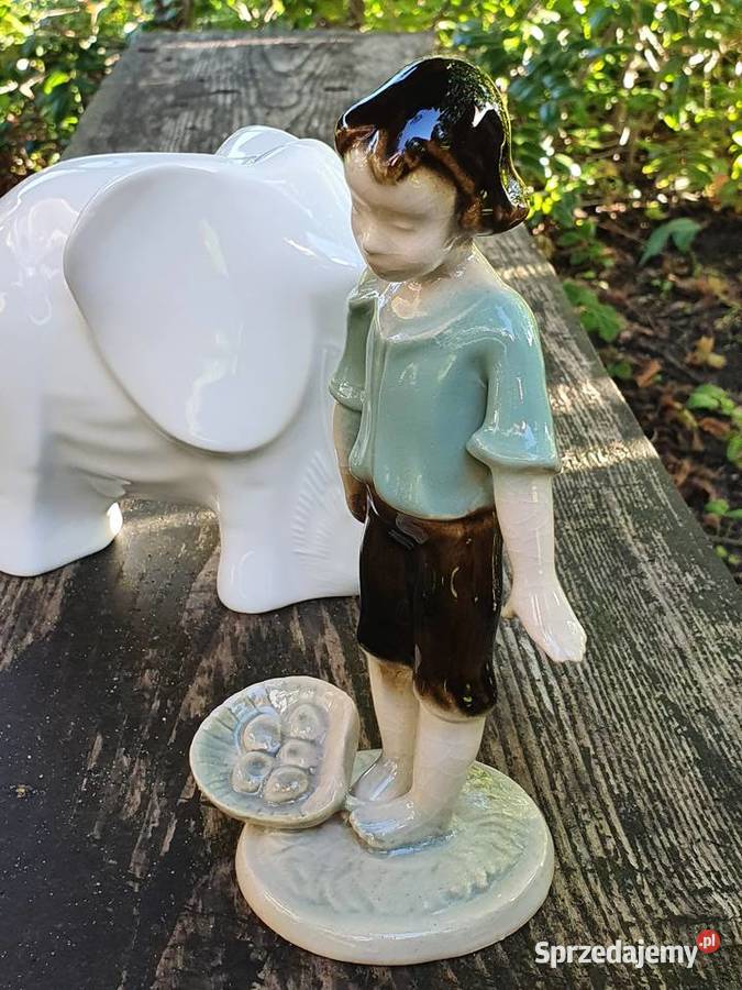 Stara porcelanowa figurka z Rumunii Myszków