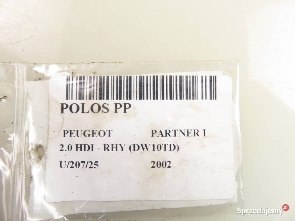 PÓŁOŚ PRAWA PRZEDNIA PEUGEOT PARTNER I 20 HDI małopolskie