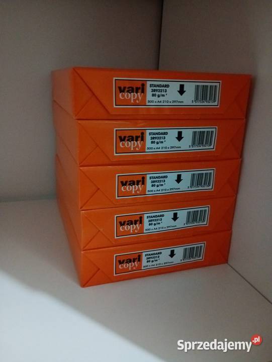papier ksero 5 ryz 2500 kartek vari copy sprzedam