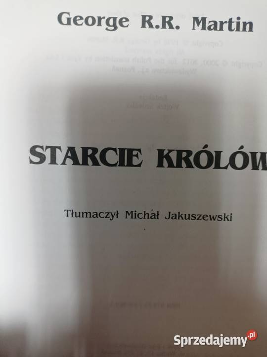 Starcie królów używane książki antykwariat Warszawa