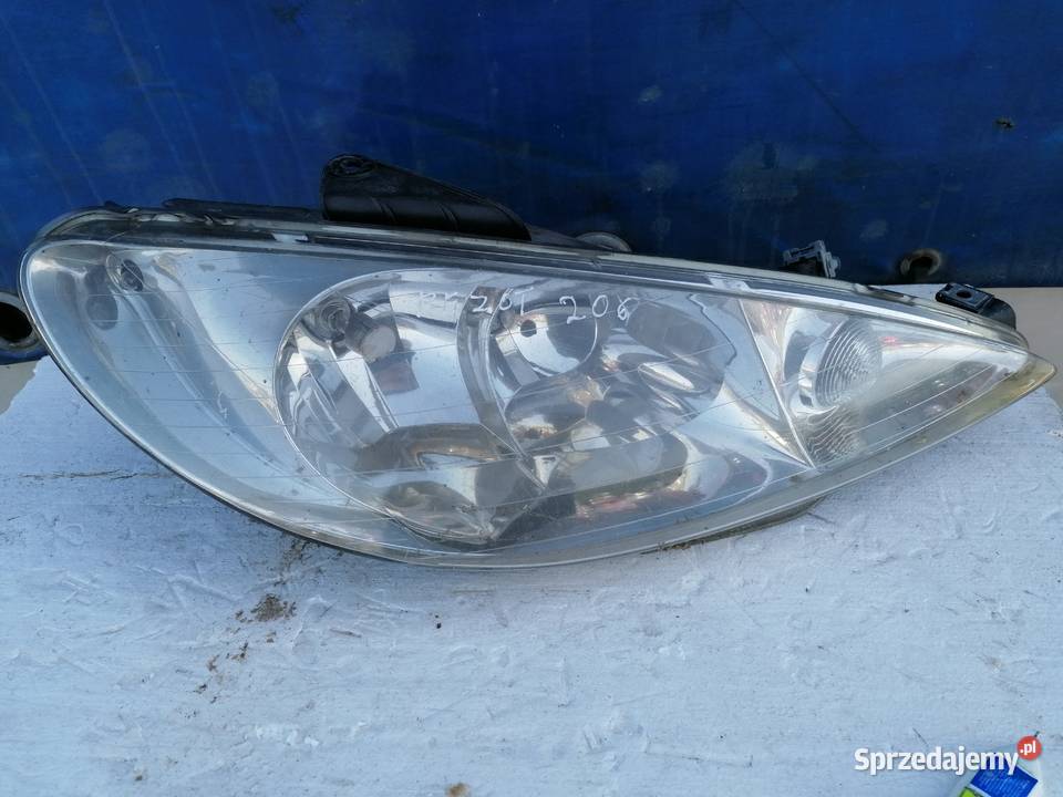 Lampy Przód Kpl Peugeot 206 Wisznice sprzedam