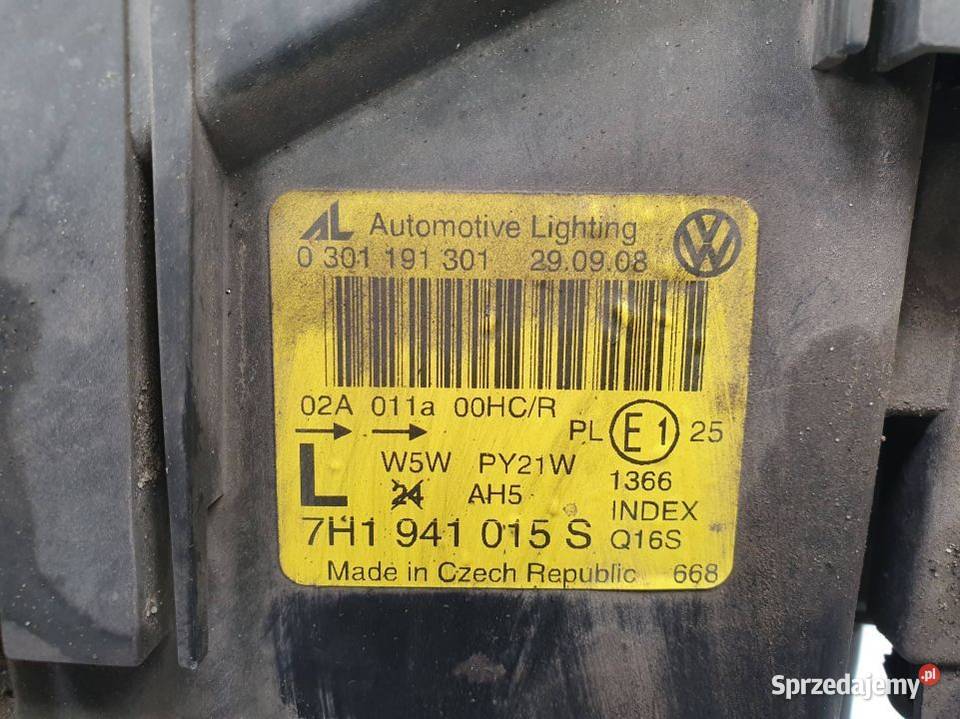 LAMPA LEWA PRZÓD VOLKSWAGEN TRANSPORTER T5 Lipno