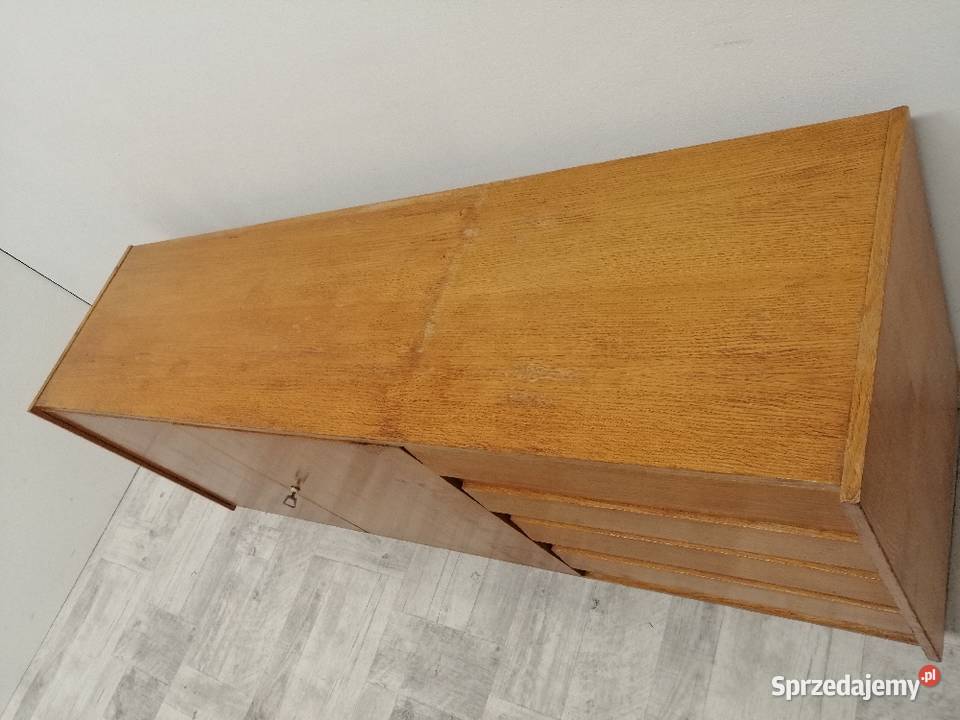 sideboard komoda długa bytomska Jiroutek duńska Radomsko
