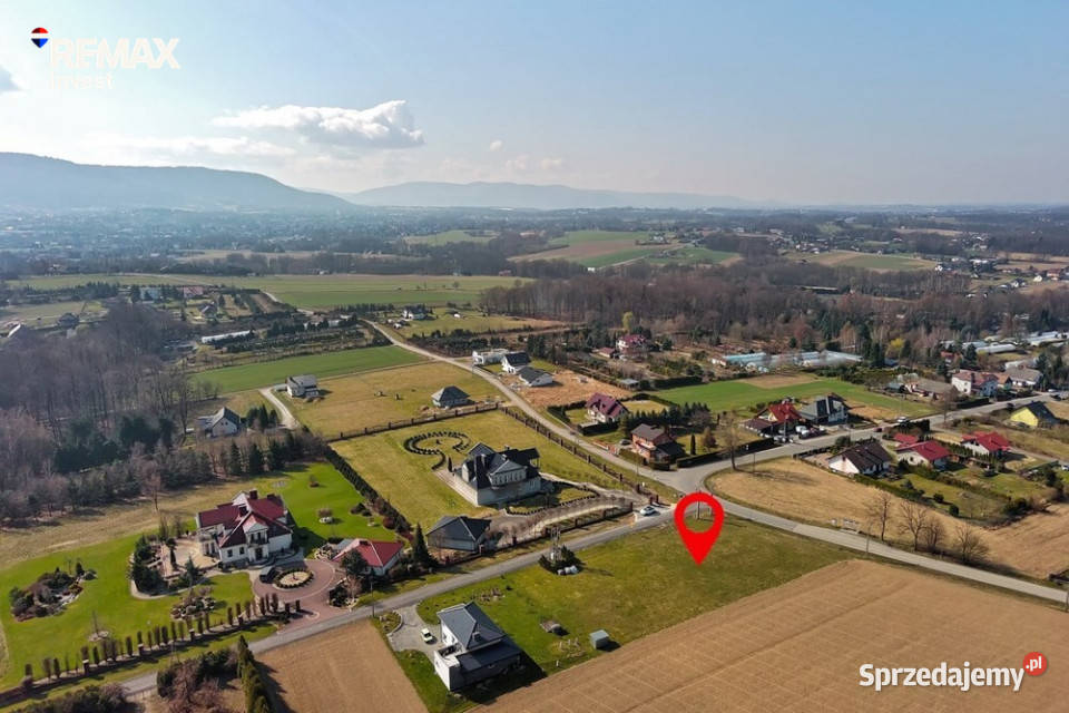 Działka budowlana ok 1206 m w Pisarzowicach Sprzedaż Pisarzowice