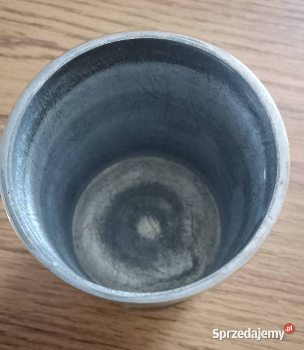 Kielichkubek cynowy 4 twarze Nakło nad Notecią