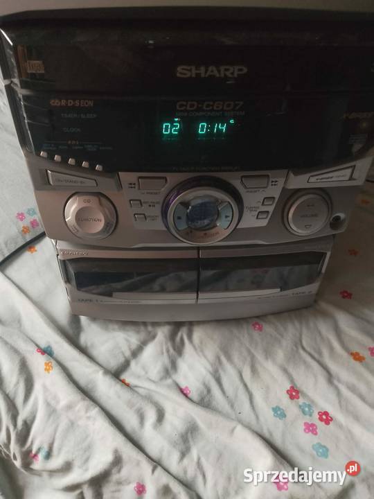 wieza sharp cdc607h radio cd kaseta