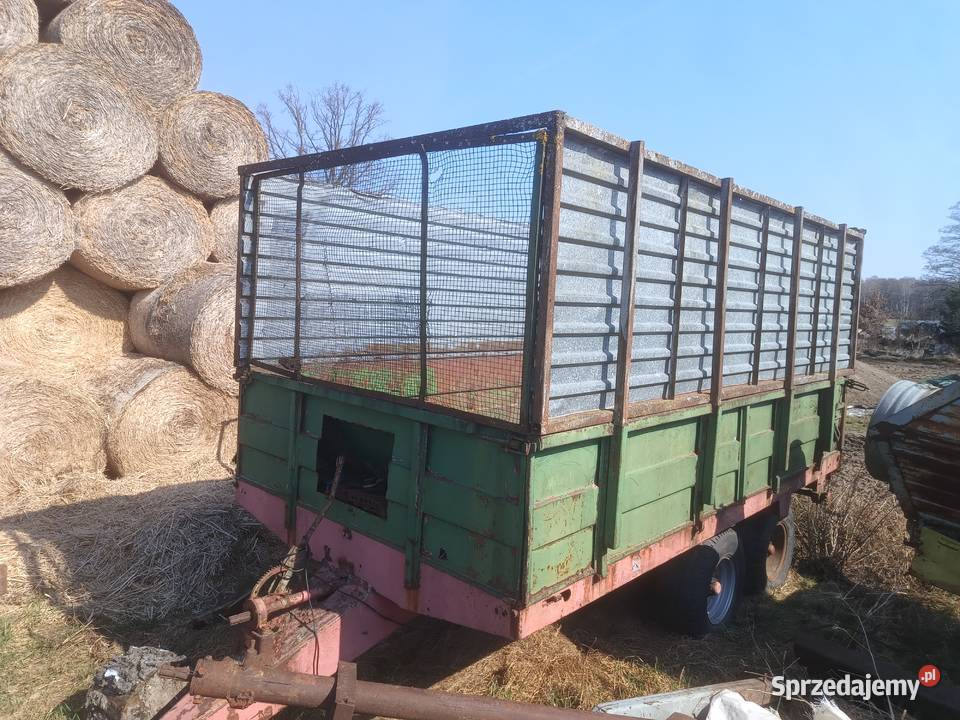 Rozrzutnik obornika 6ton przyczepa objętościowa podlaskie