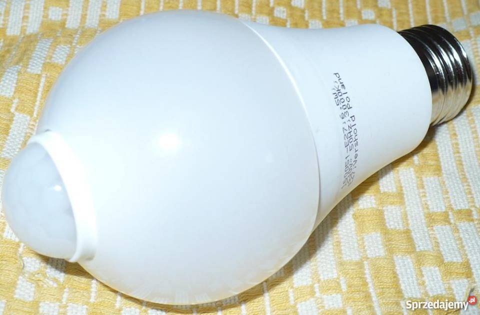 230v żarówka żarówki LED z czujką ruchu i Oświetlenie Złotów